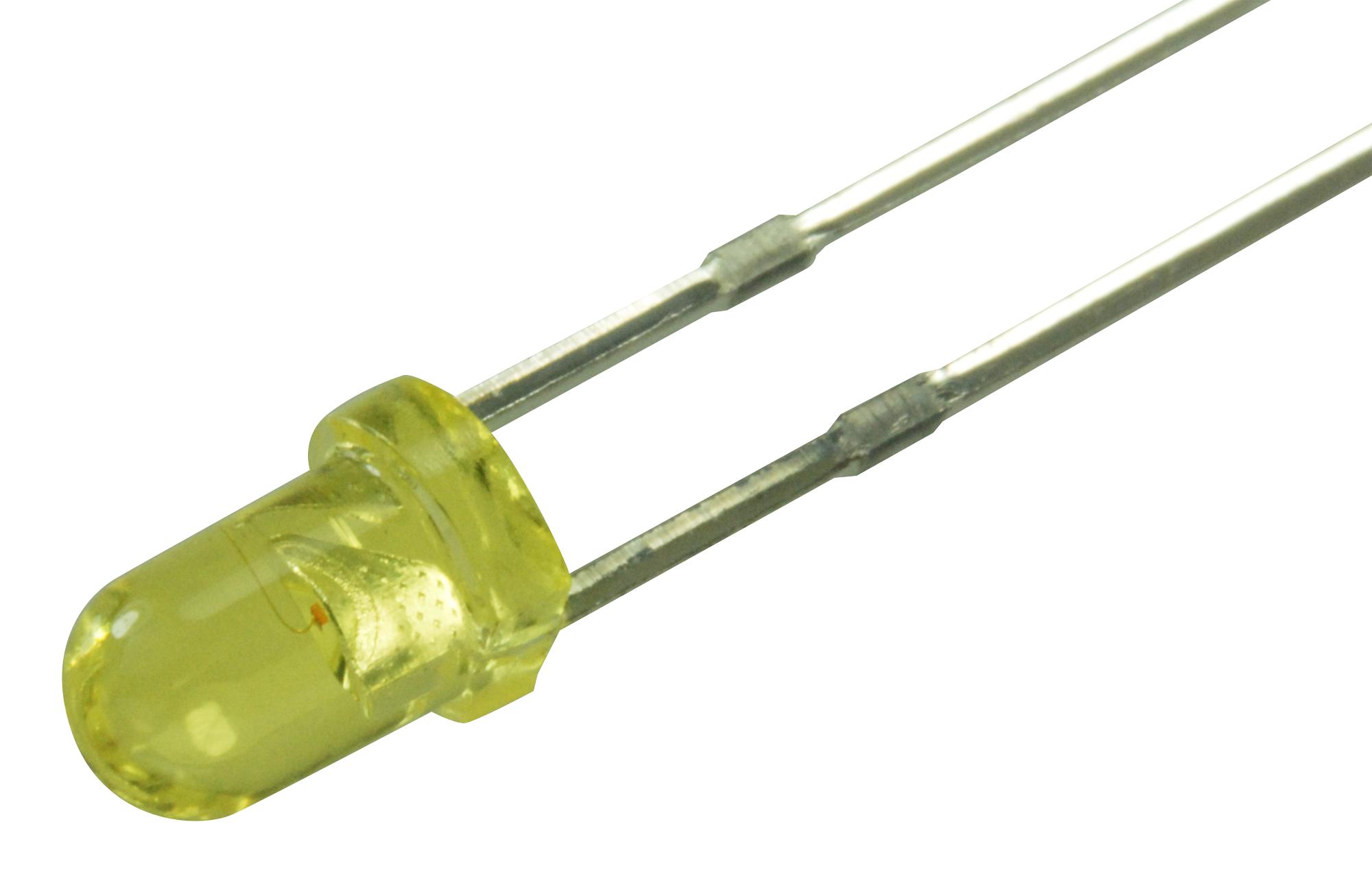 Multicomp Series LED: Yellow 3mm: MCL034YT