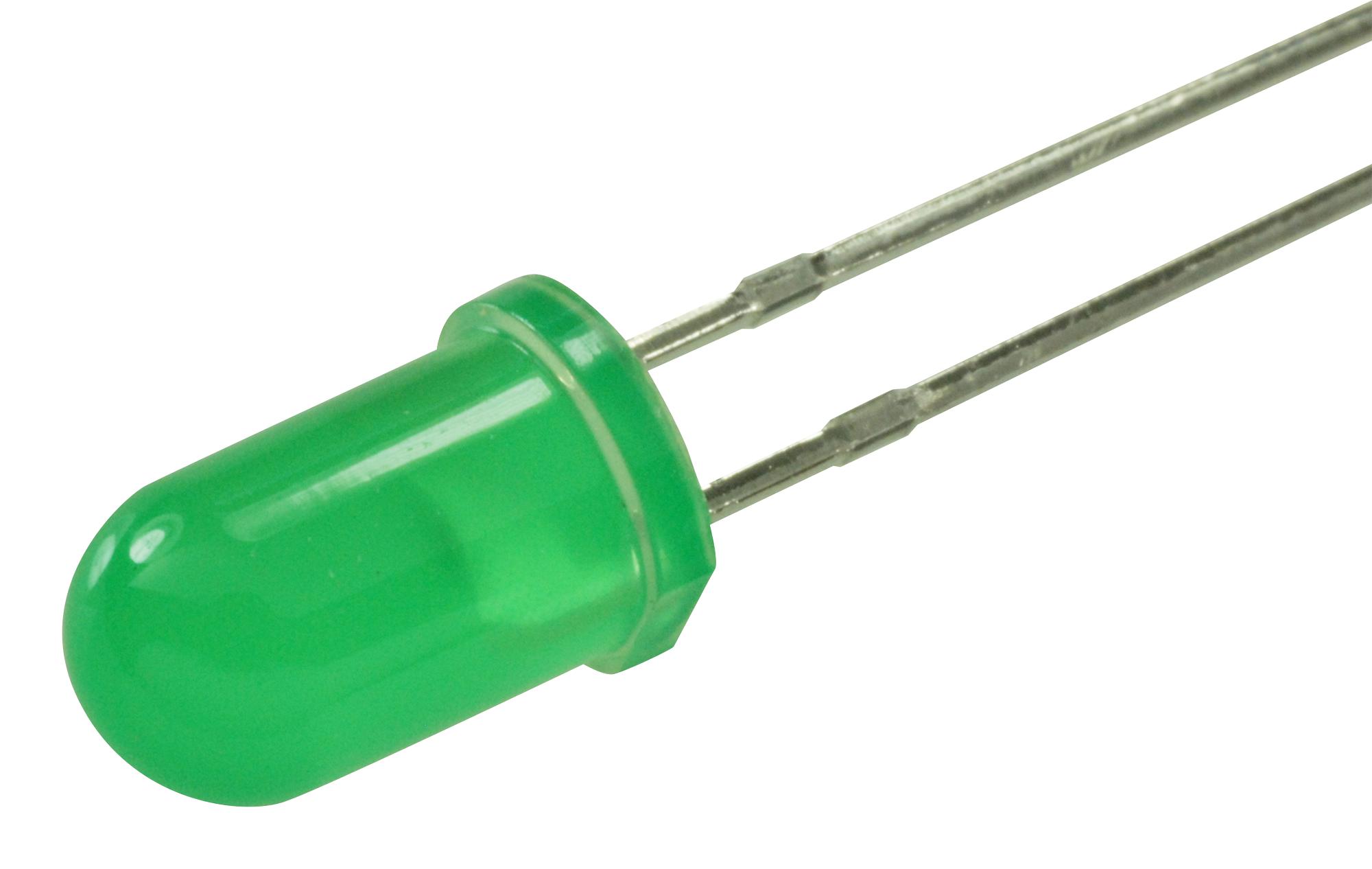 Multicomp Series LED: Green 5mm Diffused GaP Part Number MCL053LGD