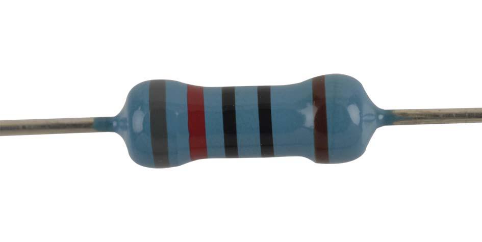 Multicomp Series Metal Film Resistor High-Temperature Performance: MCMF0W2FF8200A10