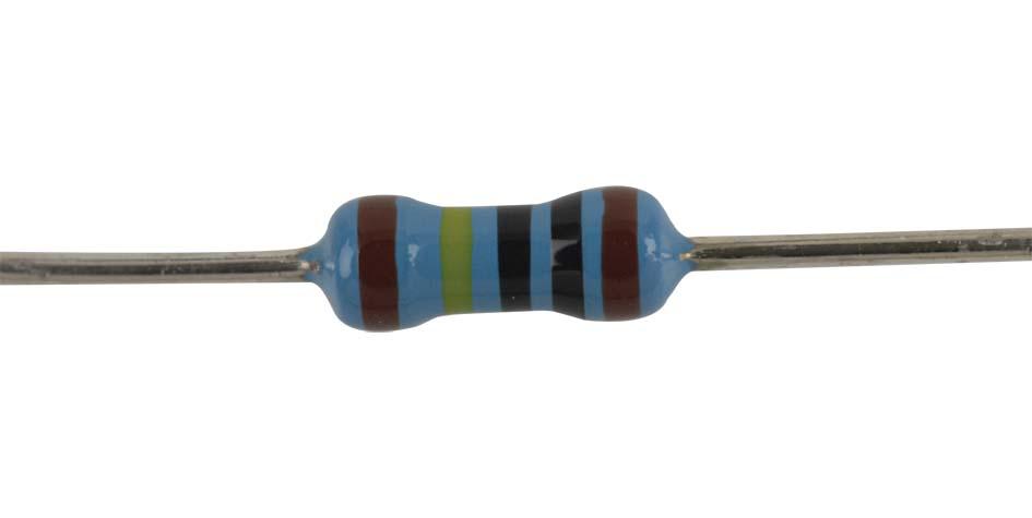 Buy Multicomp Metal Film Fixed Resistor Part Number MCMF0W4FF1004A50 Online