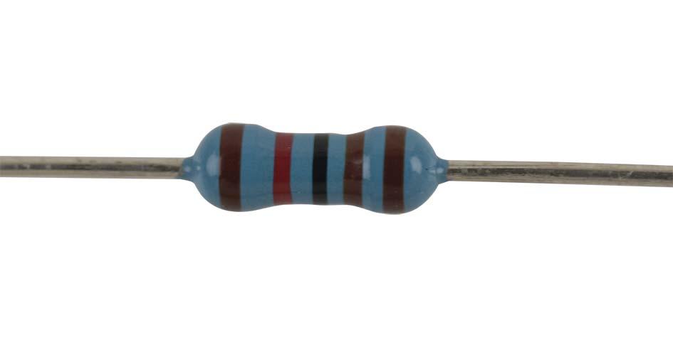 Multicomp Series MCMF Metal Film Resistor: MCMF0W4FF1102A50
