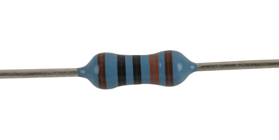 Multicomp Series MCMF Metal Film Resistor 0.25W: MCMF0W4FF1300A50