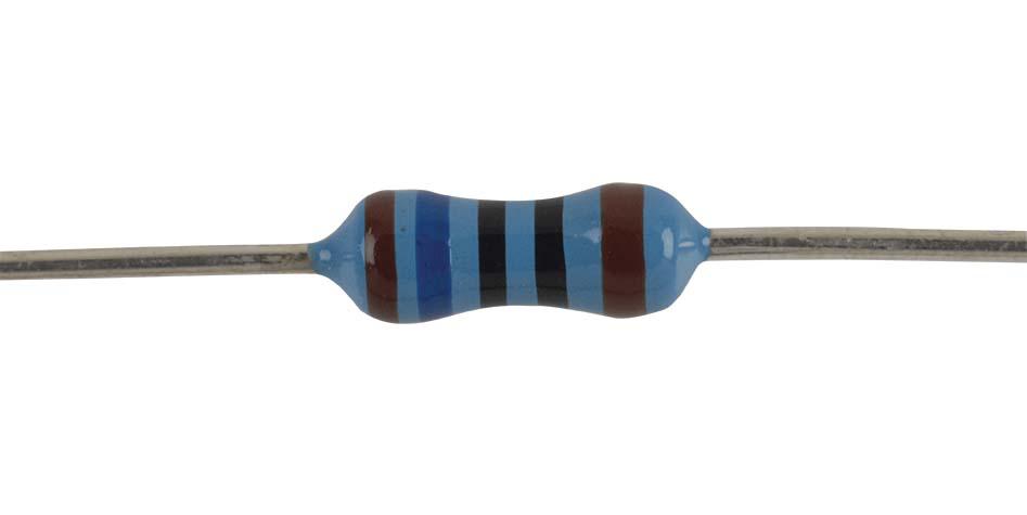 Buy Multicomp Metal Film Fixed Resistor Part Number MCMF0W4FF1600A50 Online