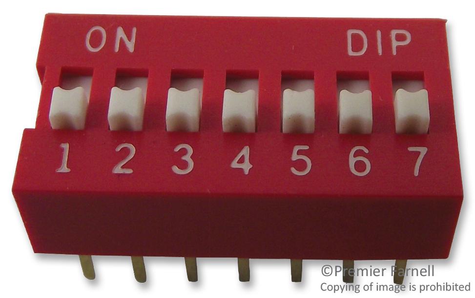 Multicomp Series Slide DIP Switch: MCNDS07V