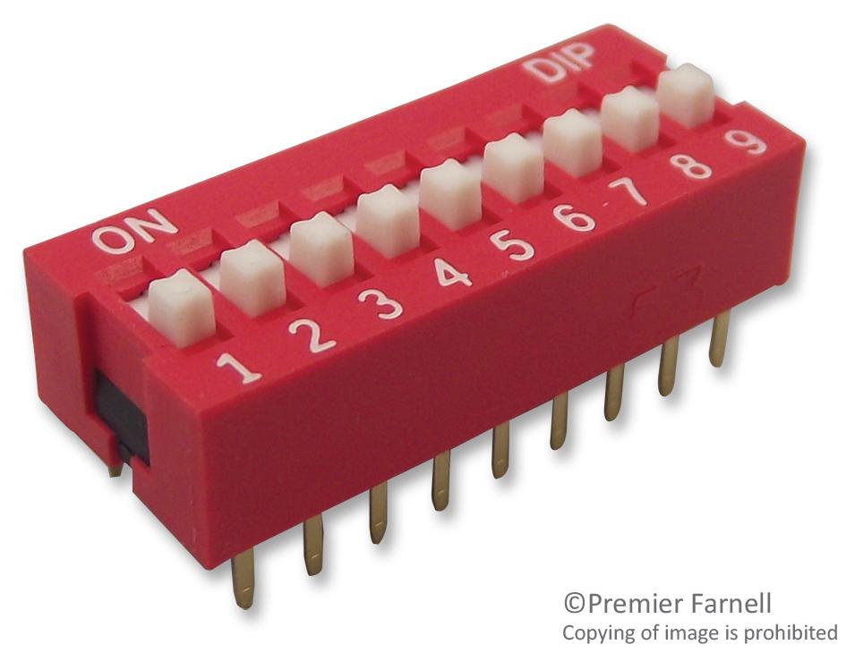 Multicomp Series Slide Type DIP Switch: MCNDS-09V