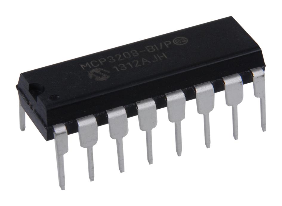 Microchip Series MCP3208 ADC: MCP3208BIP