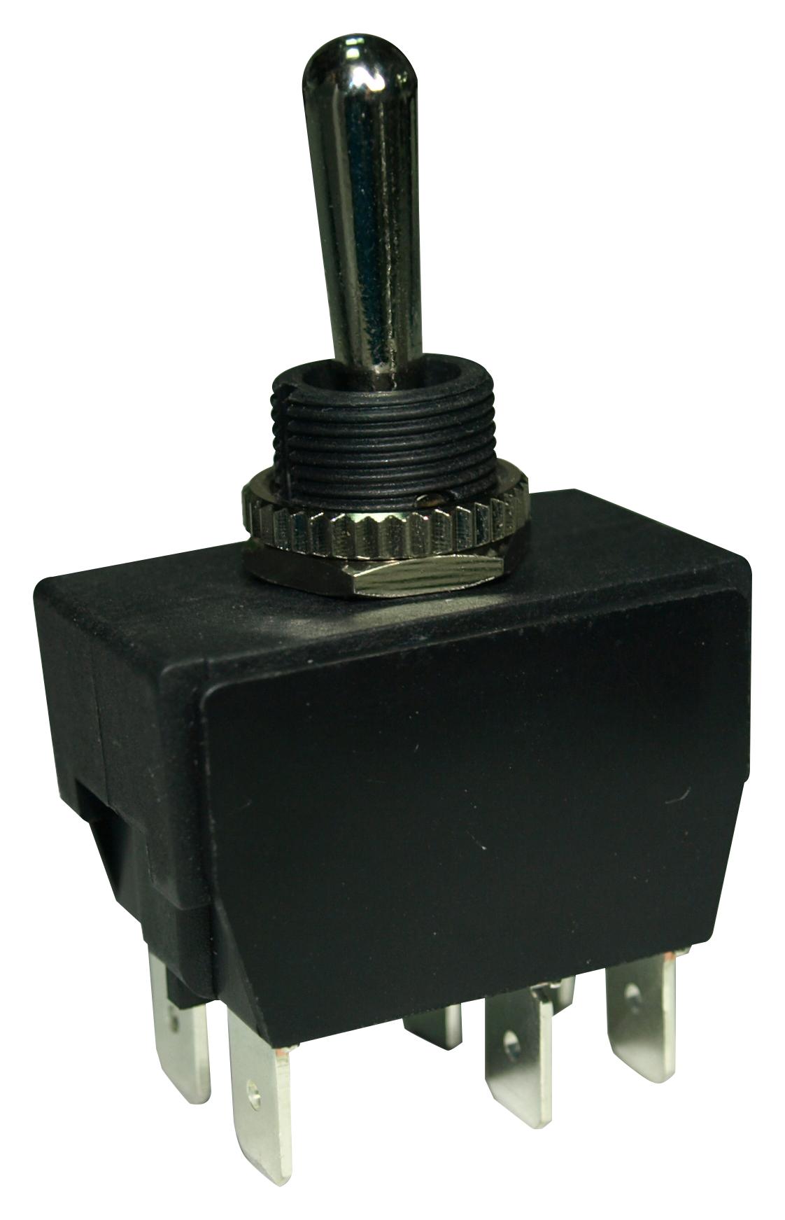 Multicomp Non-Illuminated Toggle Switch – Reliable 4P DPST for Industrial Applications