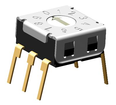 Buy Multicomp Rotary Coded Switch Part Number MCR7H316RAVB Online