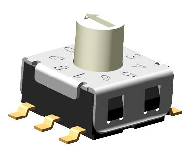 Multicomp Series Rotary Switch: MCR7M4H16RAVB