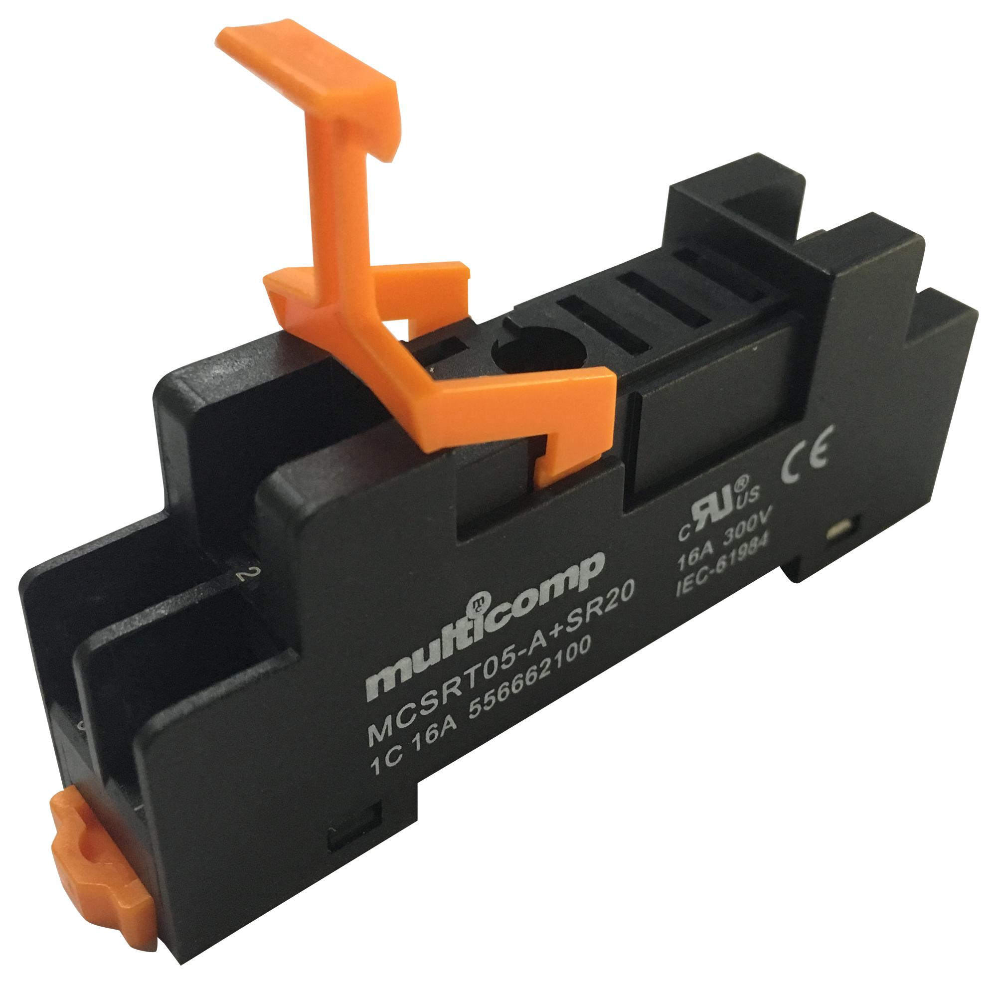 Multicomp MCSRTO5-A – Reliable Relay Socket for Industrial Applications