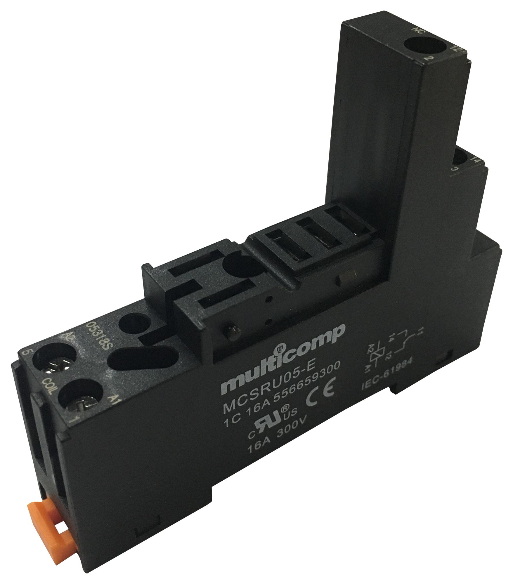 Multicomp Series Relay Socket: MCSRU05E