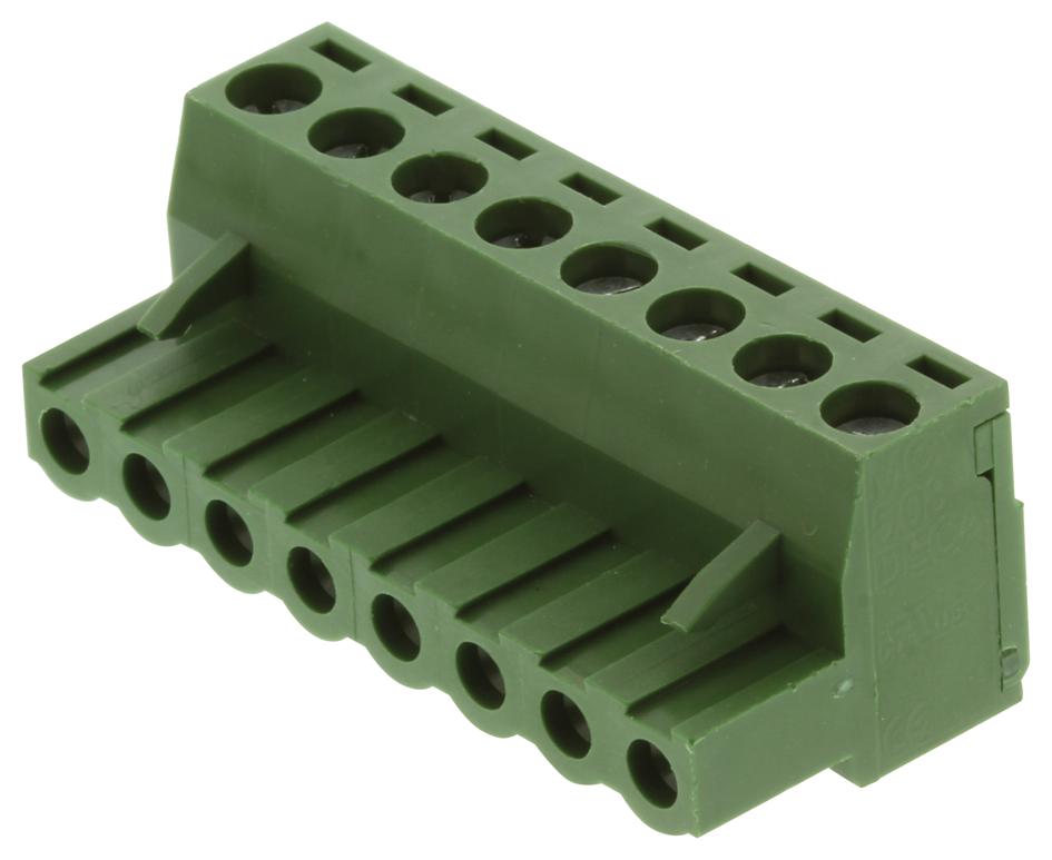 Multicomp 10D08 – Reliable Pluggable Terminal Block for Industrial Applications