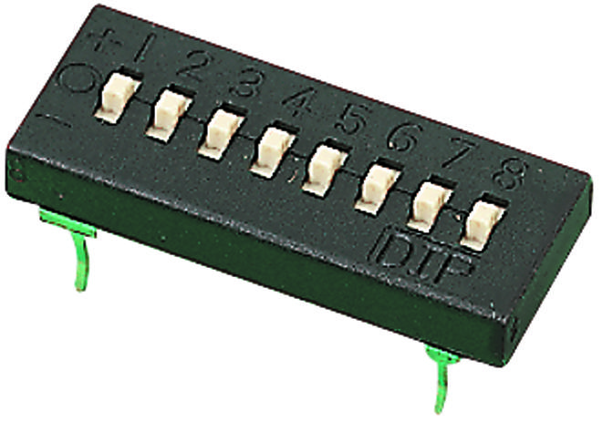 Buy multicomp:ro Tri-State DIL Switch Part Number MCTDS08 Online