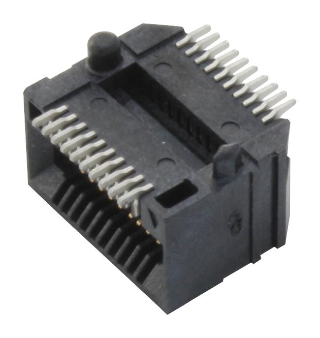 Samtec Series MEC6 High-Speed Connectors: MEC6-130-02-L-D-RA1