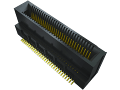 Samtec Series MEC6 Edge Card Socket: MEC6-150-02-L-D-RA1