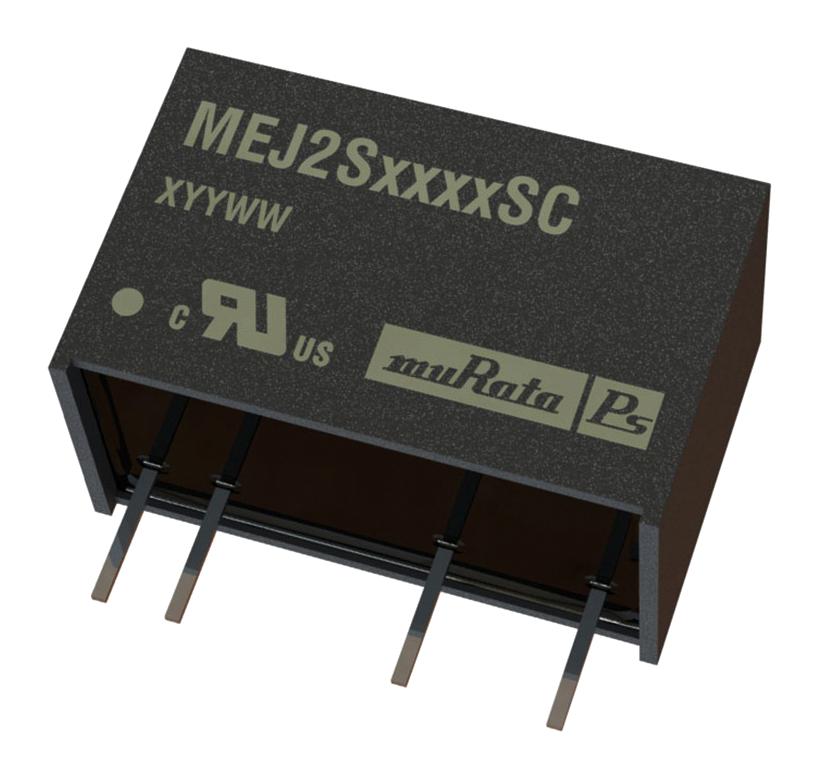 Murata Series MEJ2 5.2kVDC Isolated 2W DC/DC Converters: MEJ2S1509SC
