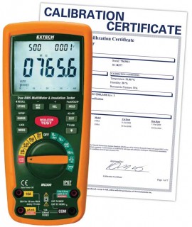 Extech Series MG300-NIST Insulation Tester MultiMeter: MG300NIST