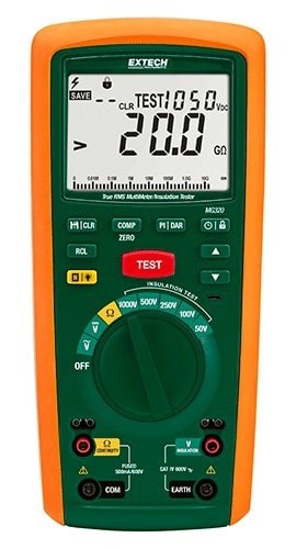 Extech MG320NIST – Reliable Insulation Resistance Tester for Industrial Applications