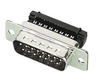 Multicomp Series IDC Connectors: 15 Way Plug Unthreaded MH10552