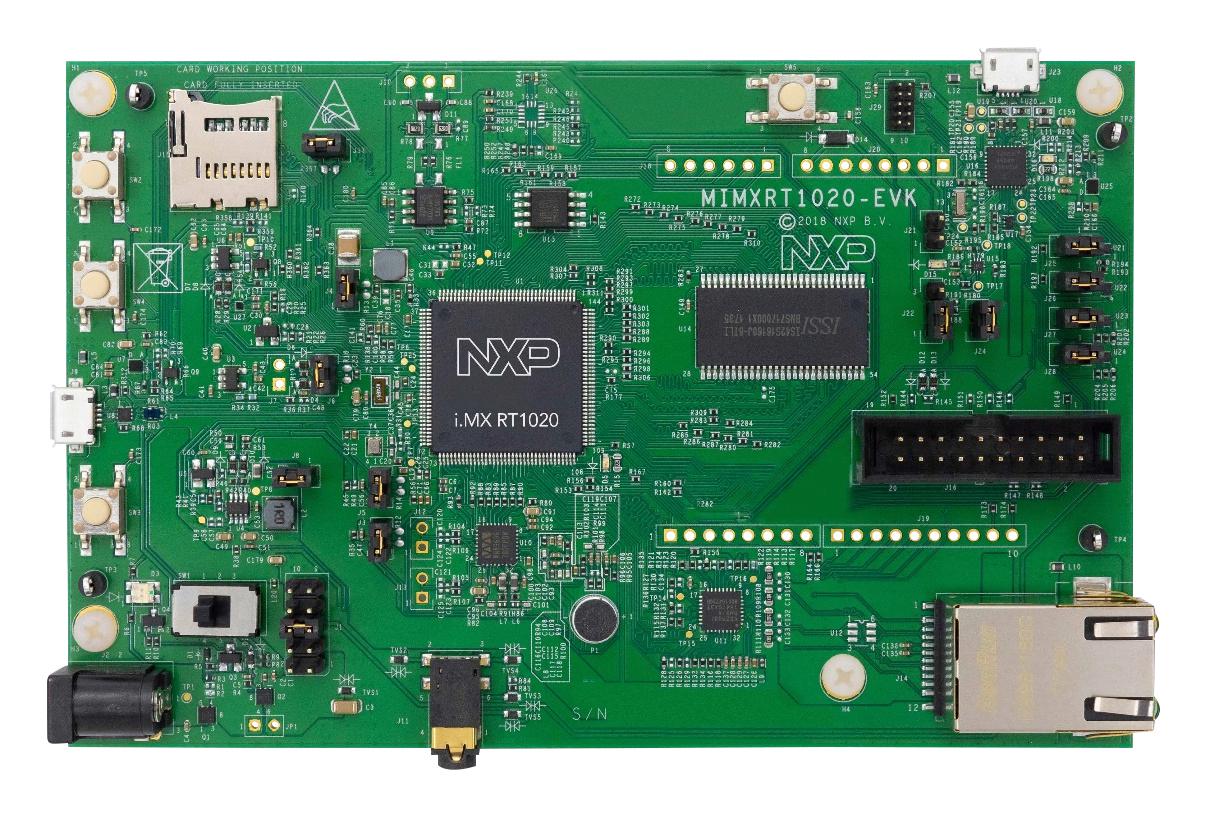 NXP Series RT1020 Microcontroller: MIMXRT1020EVK