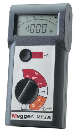 Megger MIT230 – Reliable Insulation and Continuity Tester for Industrial Applications