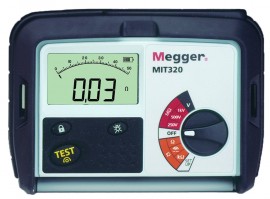 Megger MIT320U– Reliable Insulation Continuity Tester for Industrial Applications