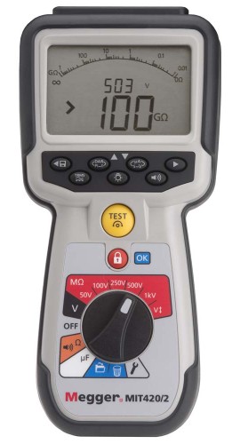 Megger Series MIT400 Insulation Tester: MIT4202
