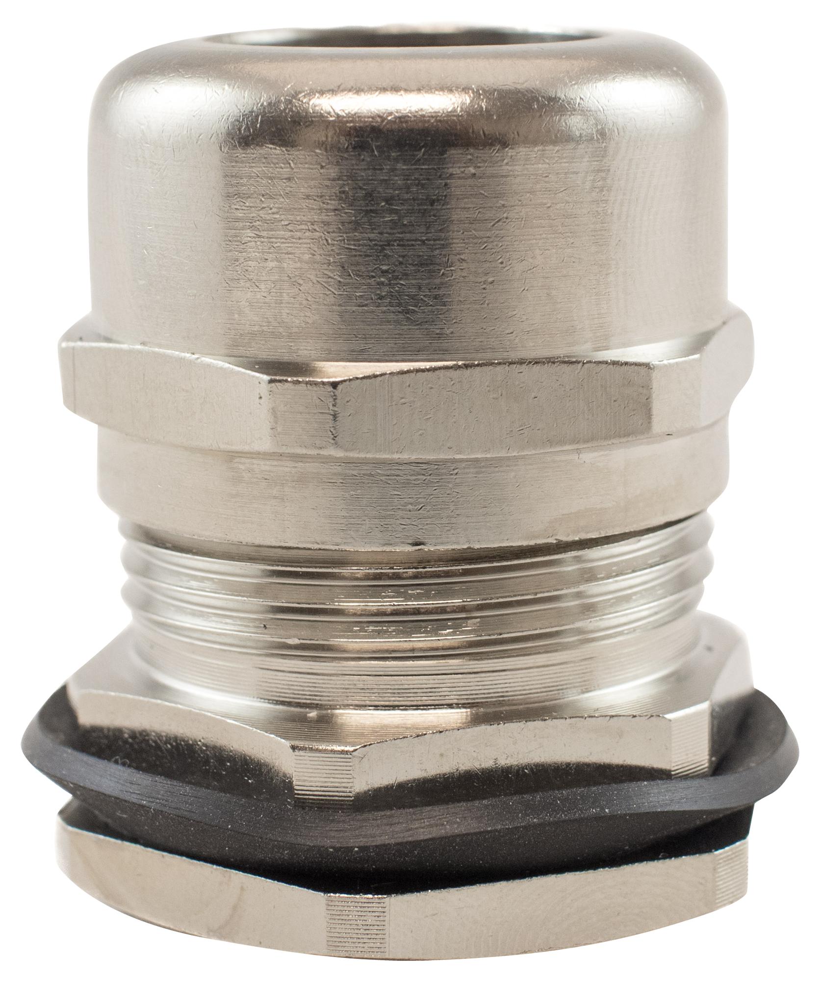 Alpha Nickel-Plated Brass Cable Gland – Reliable Electrical Sealing for Industrial Applications