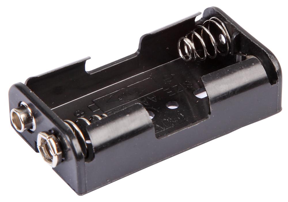 Multicomp Series Battery Holder: 2 x AA Flat Snap MP000313