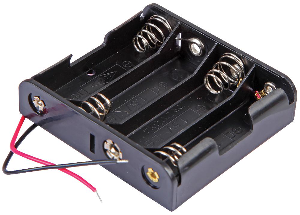 Buy Multicomp AA Battery Holder 4-Battery Power Module Part Number MP000333 Online