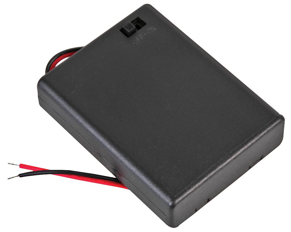 Multicomp Pro MP000374 – Reliable AAA Battery Holder with Switch for Industrial Applications