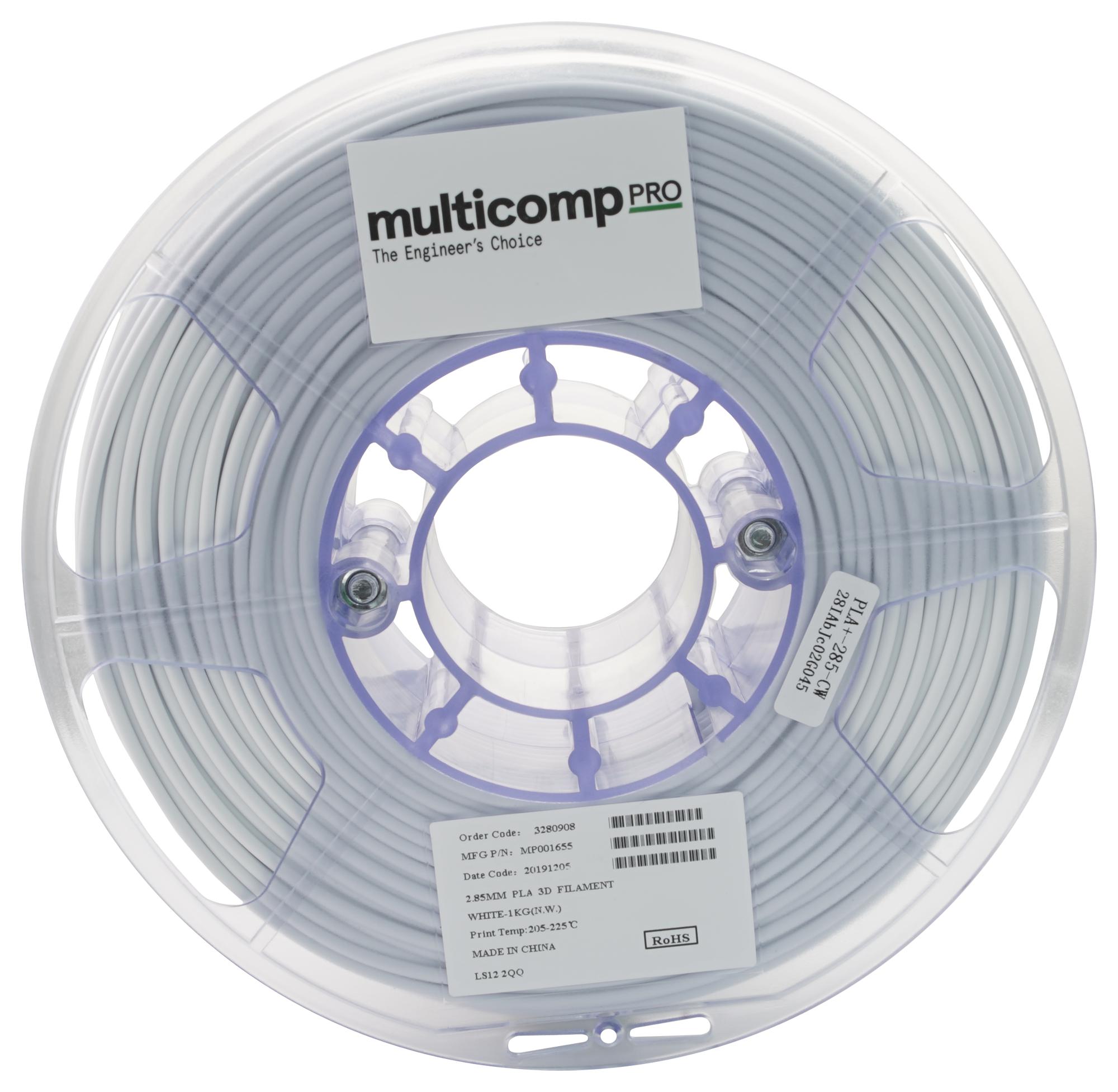 Buy Multicomp Pro PLA Filament Part Number MP001655 Online
