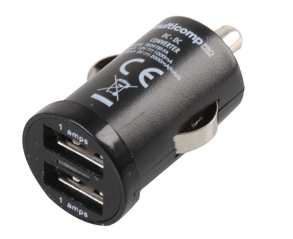 Buy multicomp USB Car Charger Part Number MP001981 Online