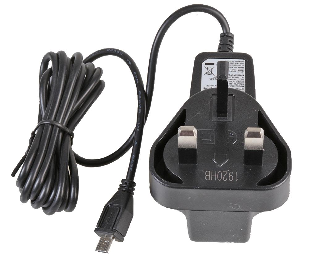 Multicomp Series UK Wall Plug Micro-USB Adapter: MP001992