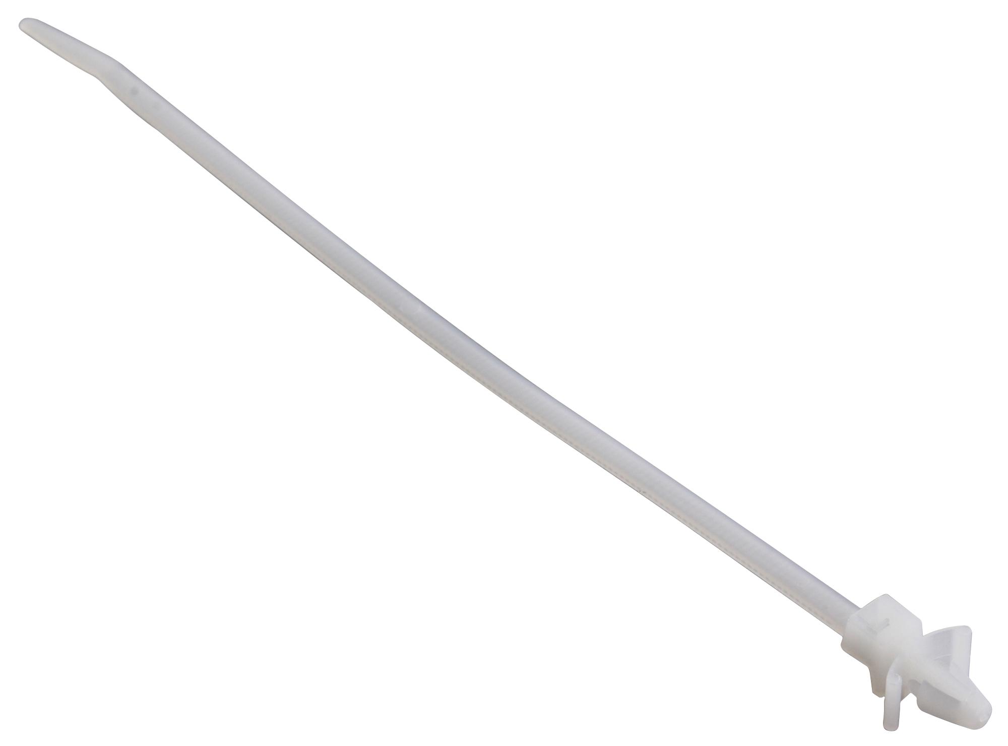 Nylon Push Mount Wing Cable Ties – Reliable Cable Management for Industrial Applications