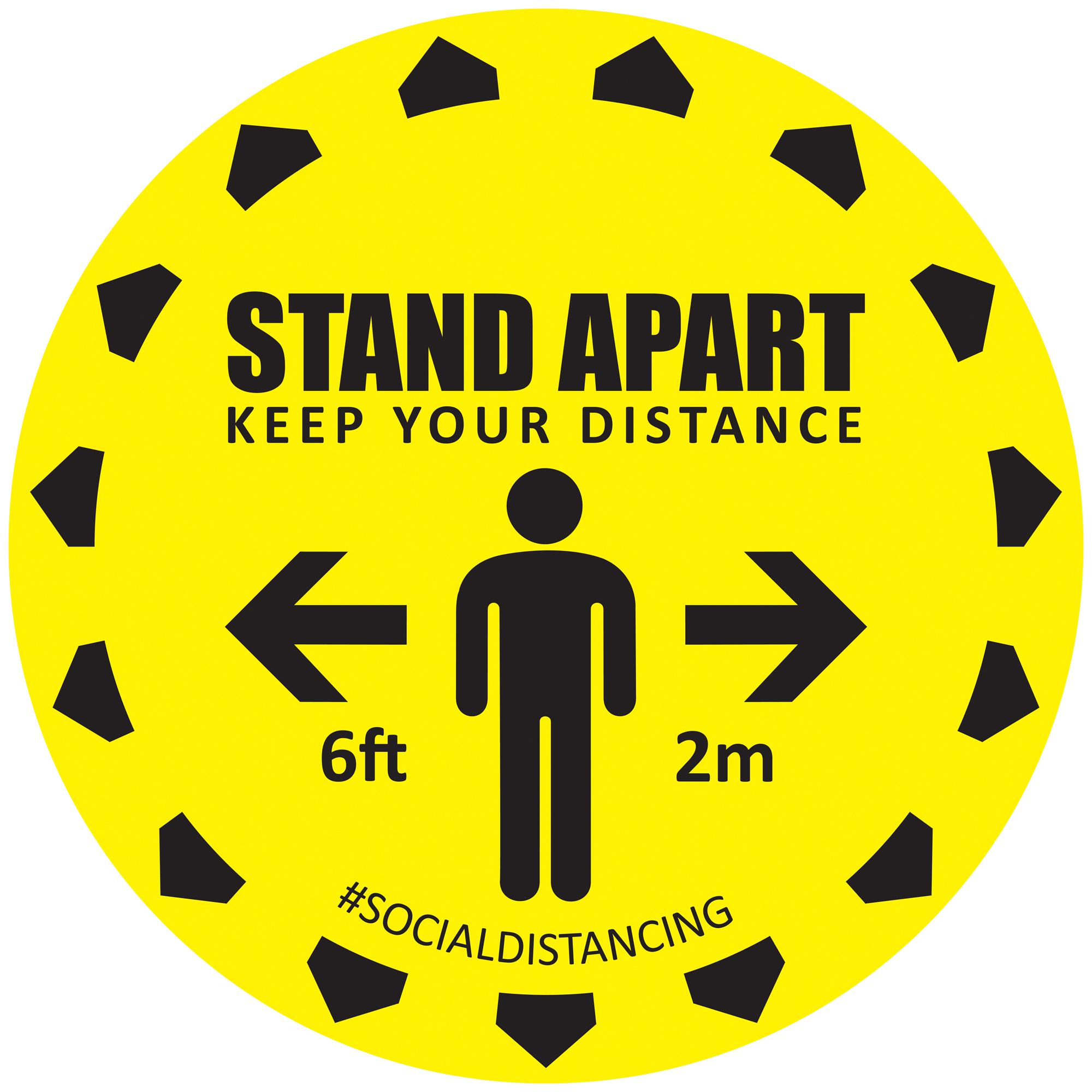 Multicomp Series Safety Floor Stickers: MP004340
