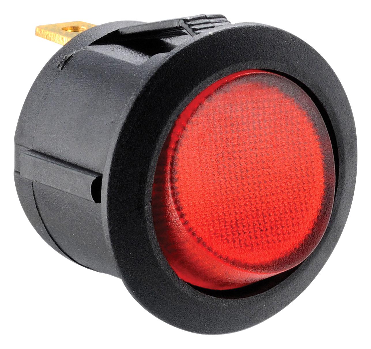 Multicomp Series 20mm Round Rocker Switch: MP004432