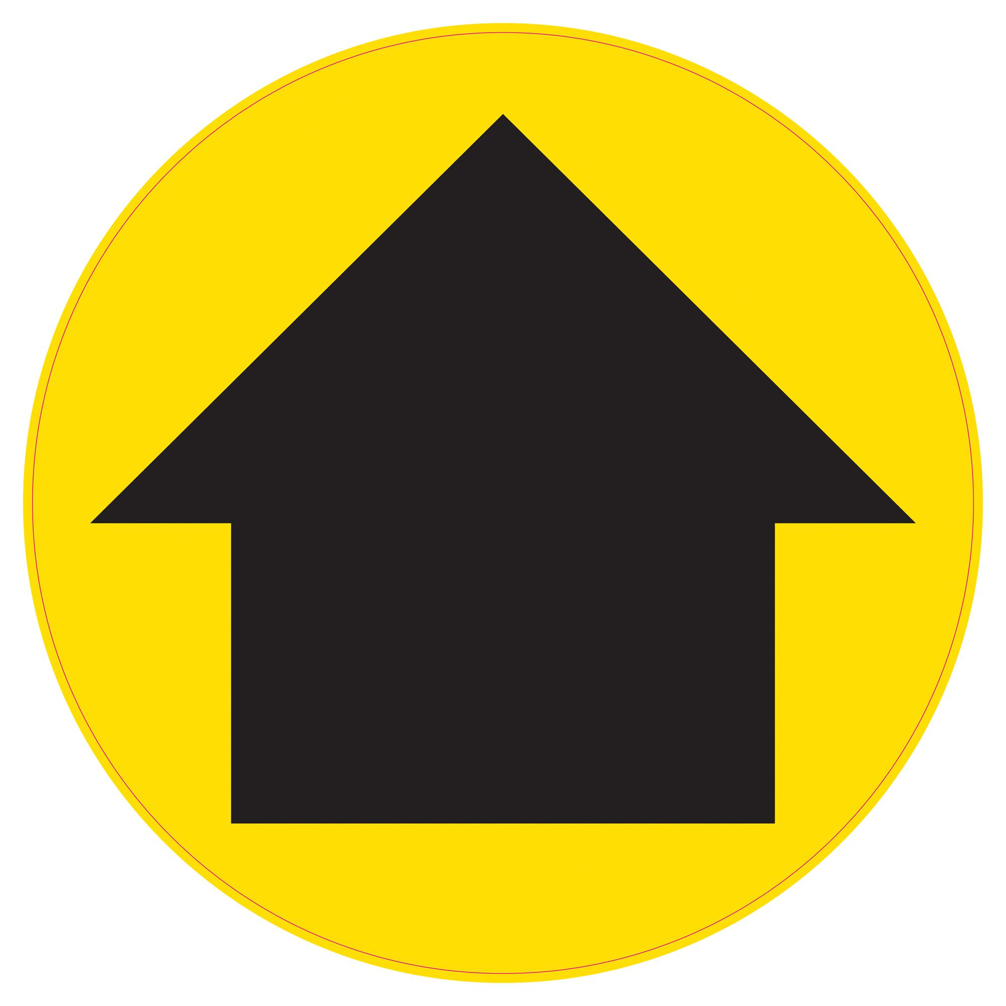 Arrow Stickers multicomp – Reliable Safety Signage for Industrial Applications