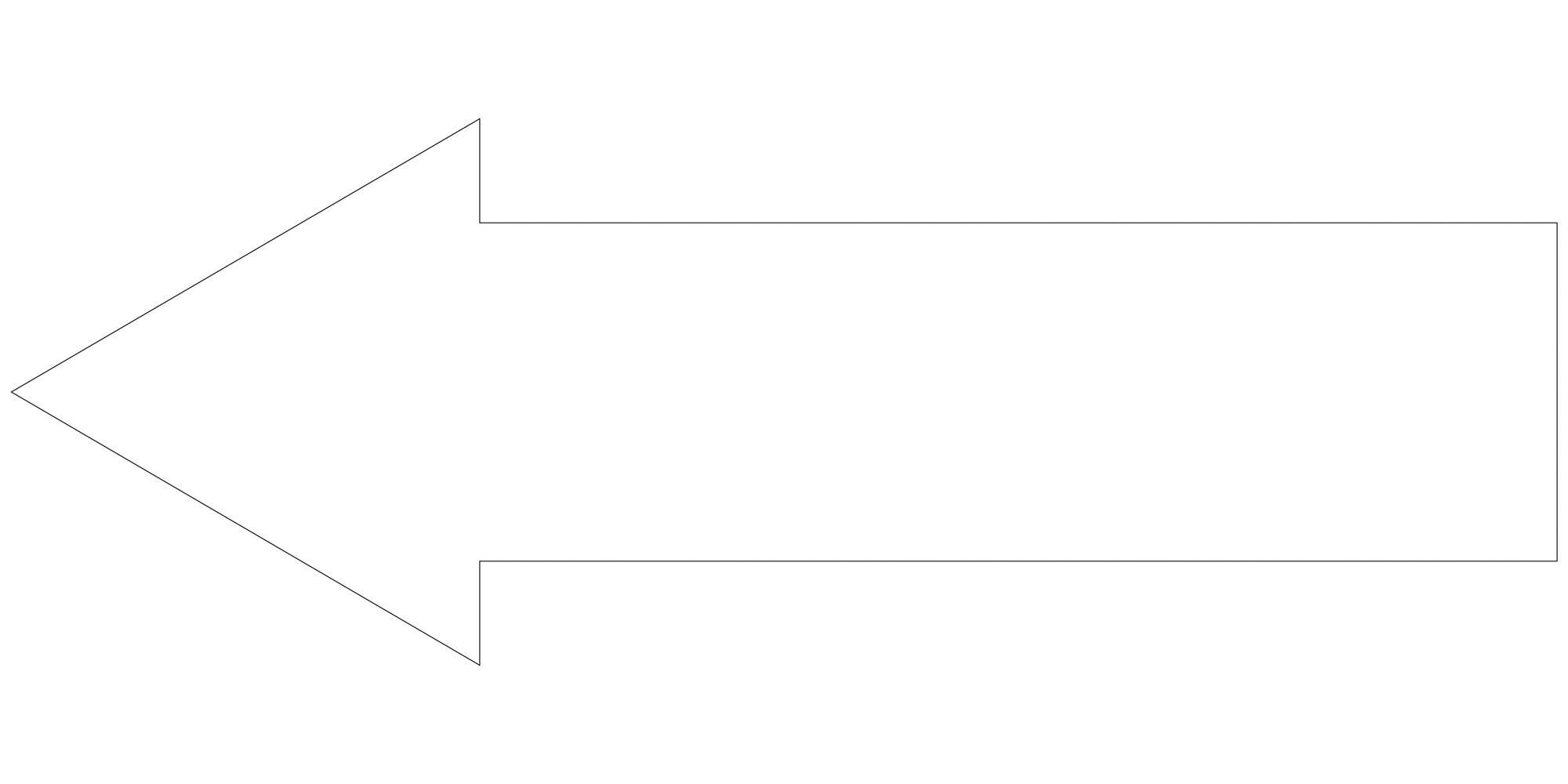 Multicomp Series Arrow Signage: MP004469