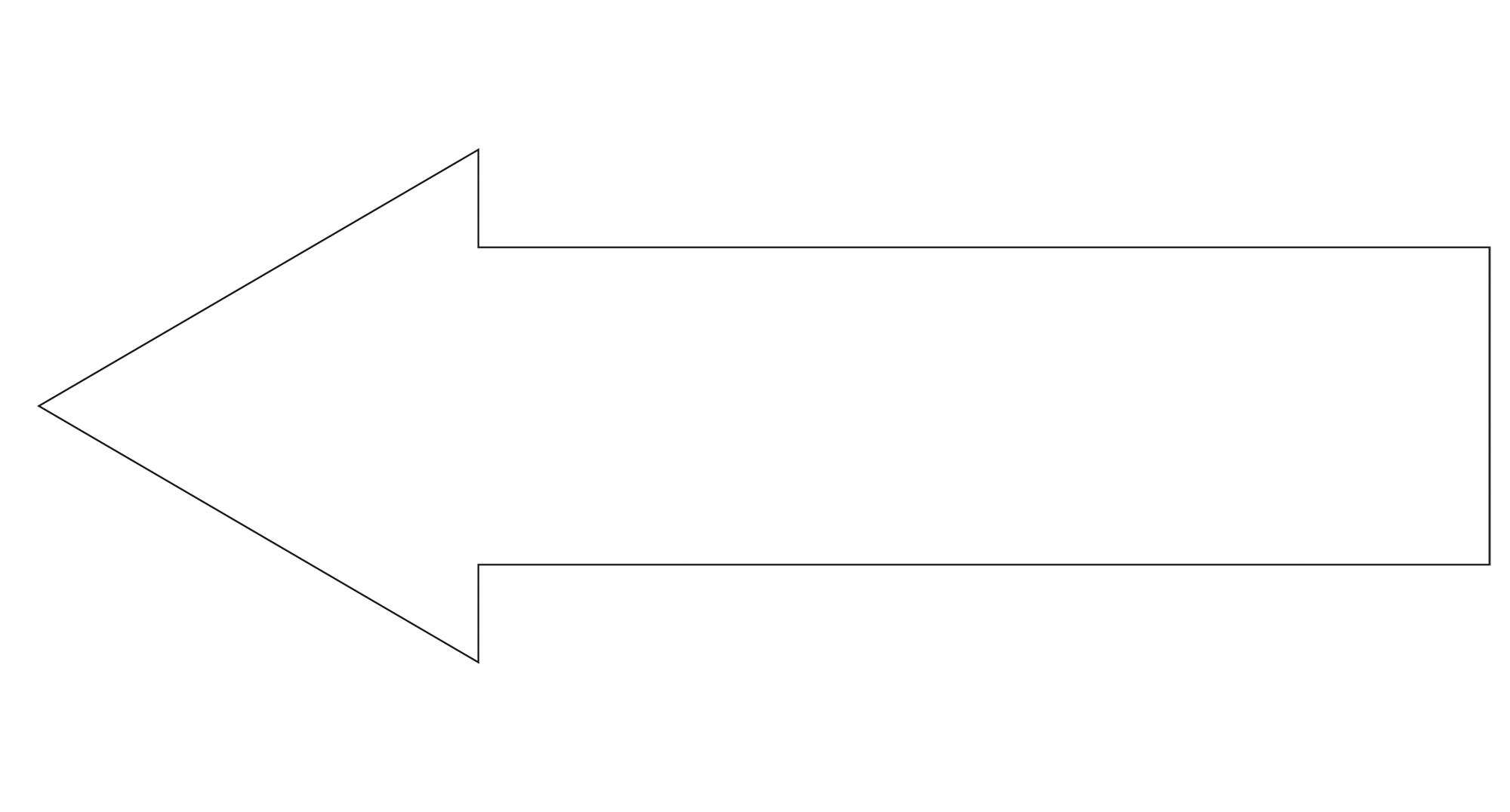 multicomp Series Arrow Signage: MP004477