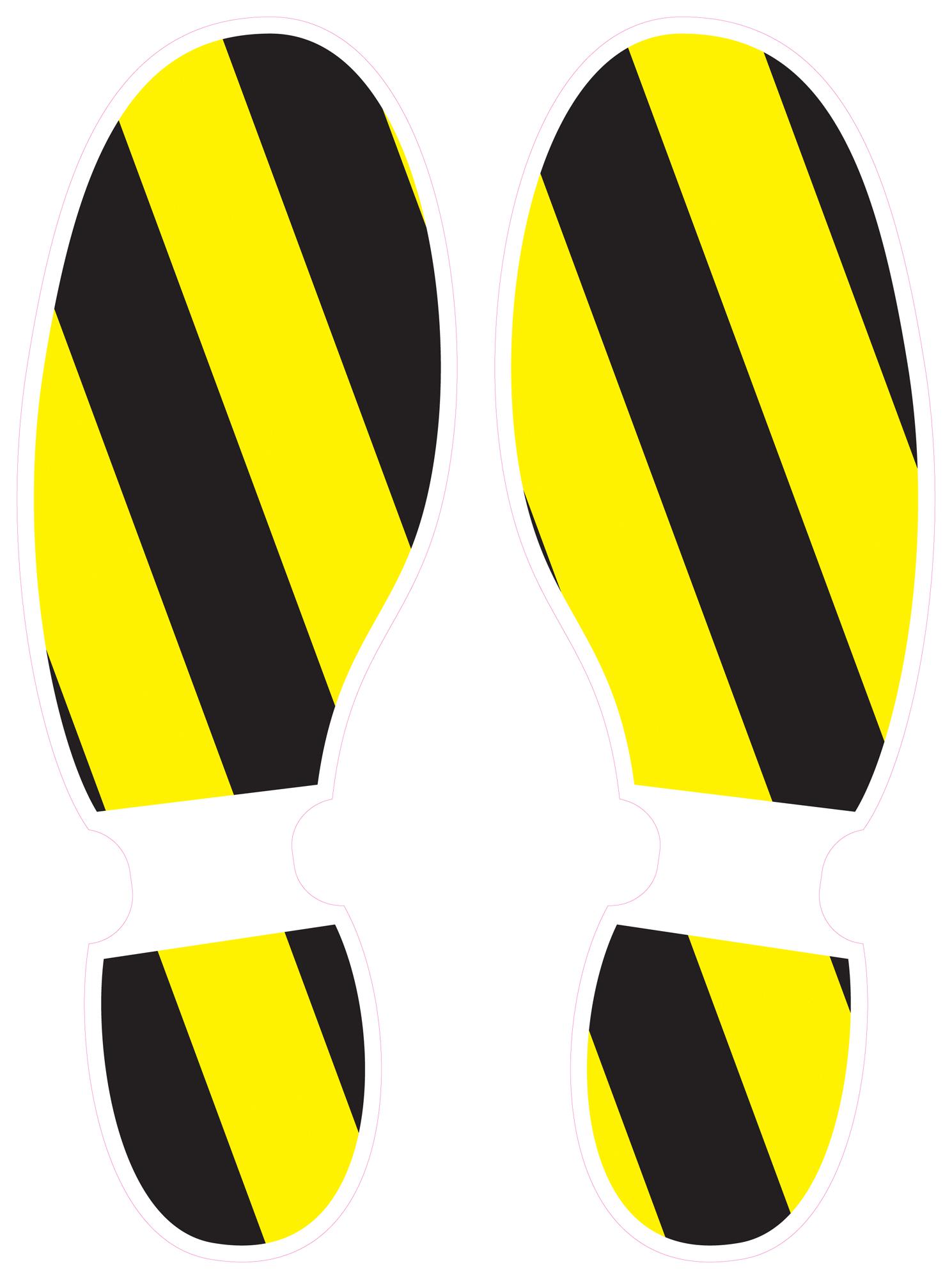 Multicomp Pro MP004478 – Reliable Safety Shoe Print Sticker for Industrial Applications