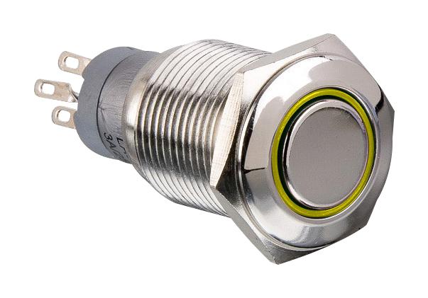 Bulgin Series Illuminated Latching Switch: MP00451E1AM012S