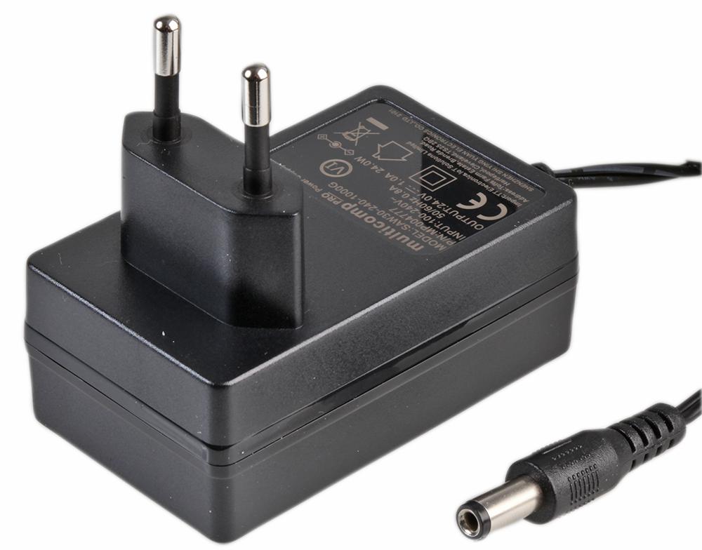 Multicomp 24W EU Wall Plug Adapter – Reliable 24V Power Supply for Industrial Applications