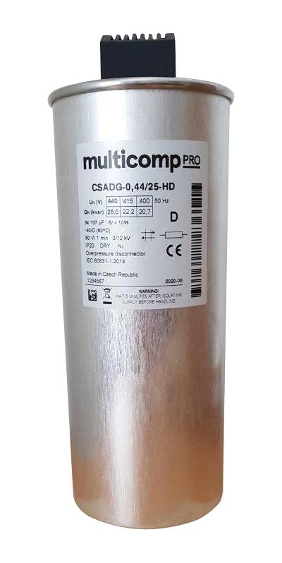 Multicomp 12.5kvar – Reliable Power Factor Correction for Industrial Applications