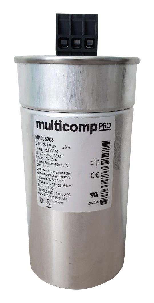 Multicomp Series AC Filter Capacitors: MP005208