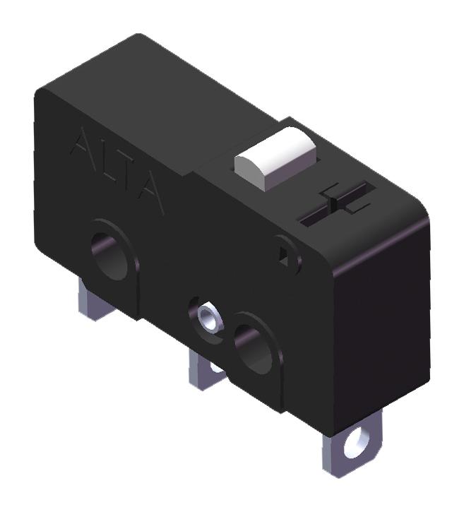Multicomp Series Microswitch: Panel Mount Snap Action 3A 125V AC - MP005574