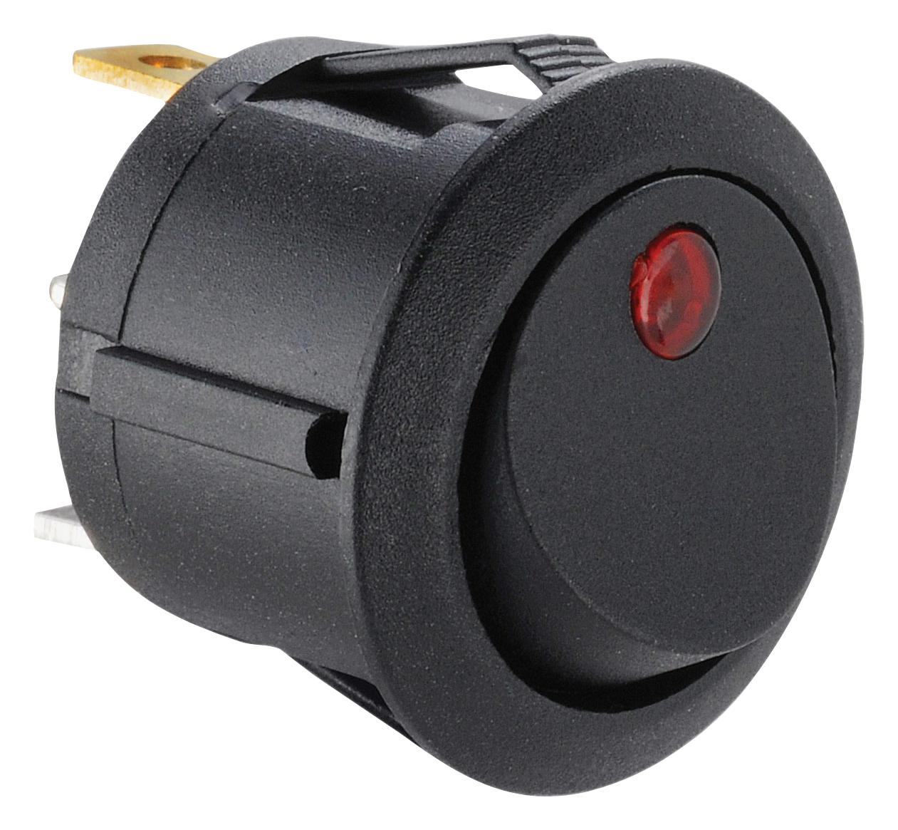 Multicomp Series 20mm Round Rocker Switch: MP005721