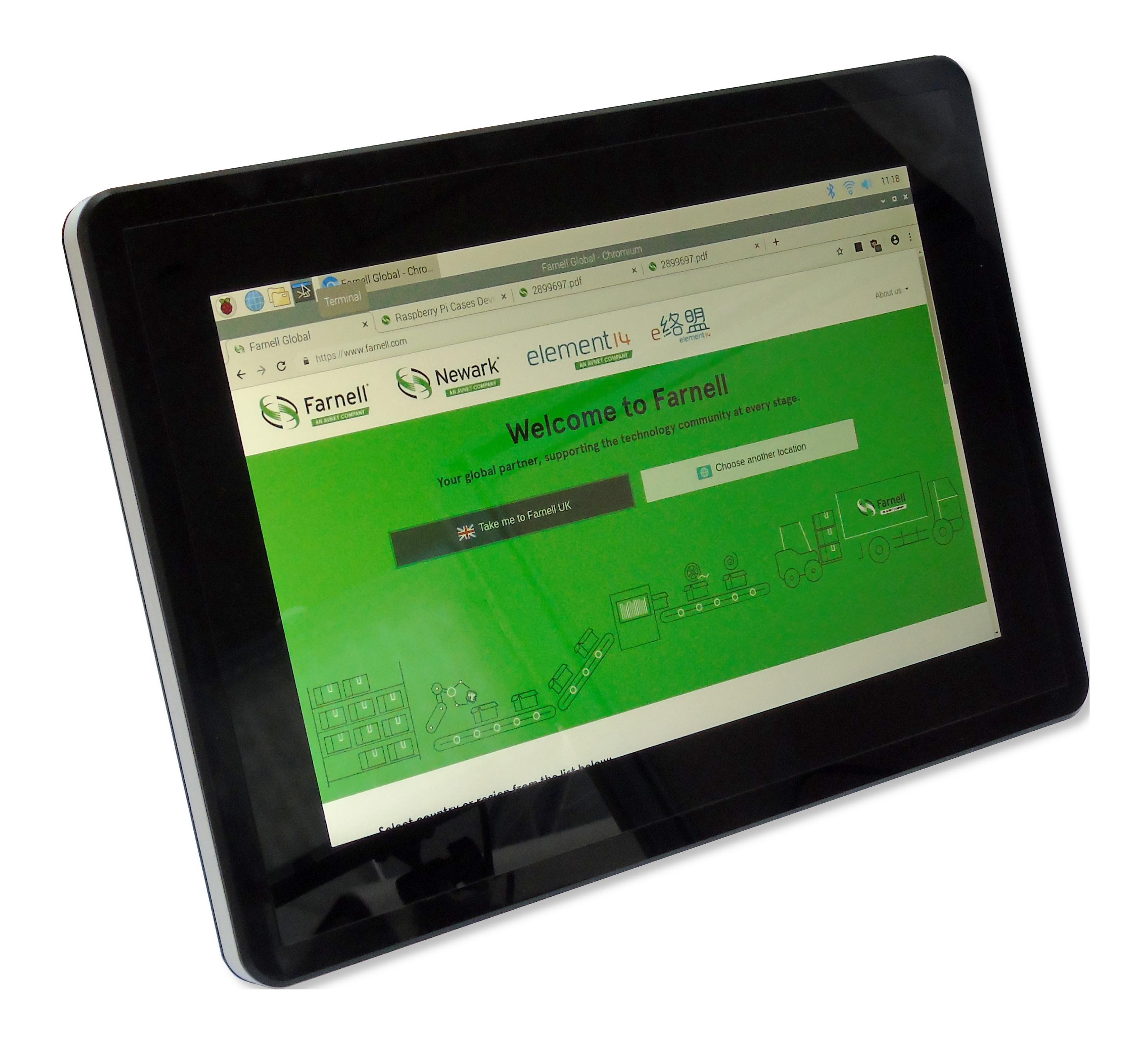 Buy Multicomp Pro RPi-4 10 Inch Touch Screen Enclosure Part Number MP005744 Online