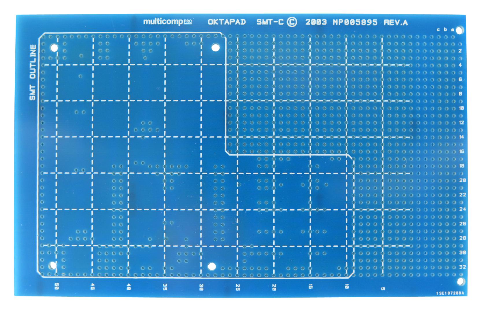 Multicomp MP005895 – Reliable Prototyping Eurocard for Industrial Applications