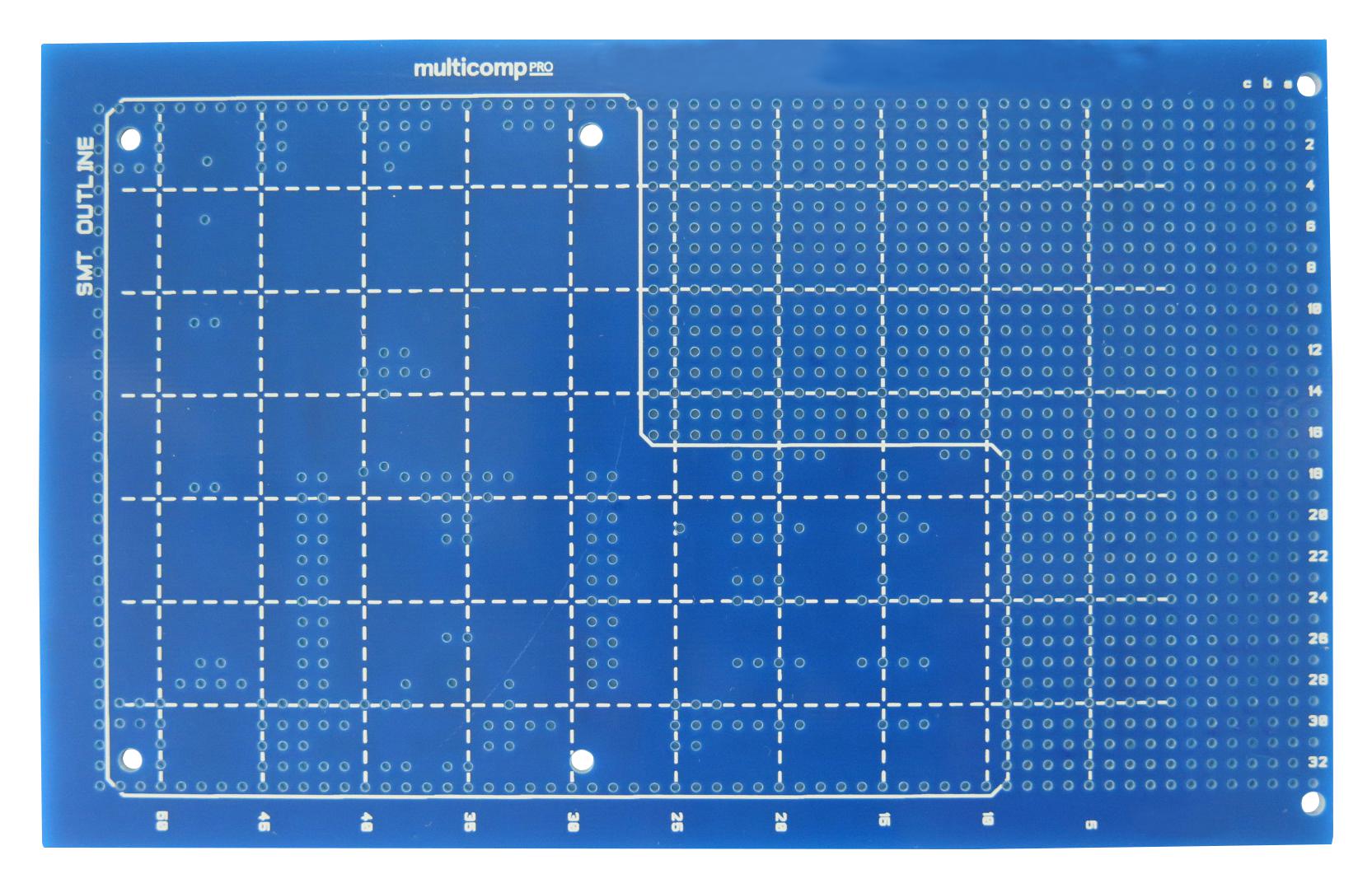 Multicomp MP005897 – Reliable Eurocard Prototyping Board for Industrial Applications
